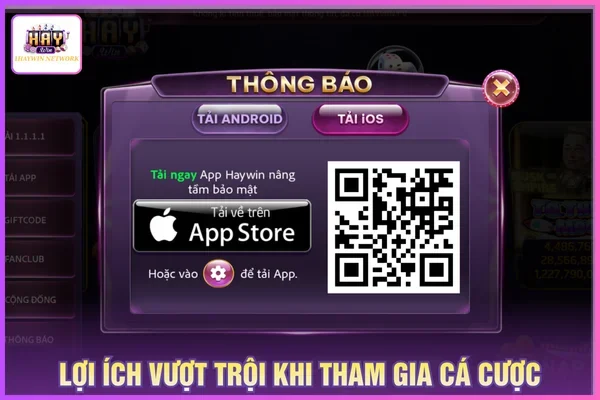 Hướng Dẫn Tải HAYWIN iOS Nhanh Chóng, Chi Tiết Từng Bước 1 Lợi ích khi tải HAYWIN iOS